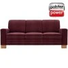polsterpower 3-Sitzer-Sofa - Saddle bordeaux - Basismodell