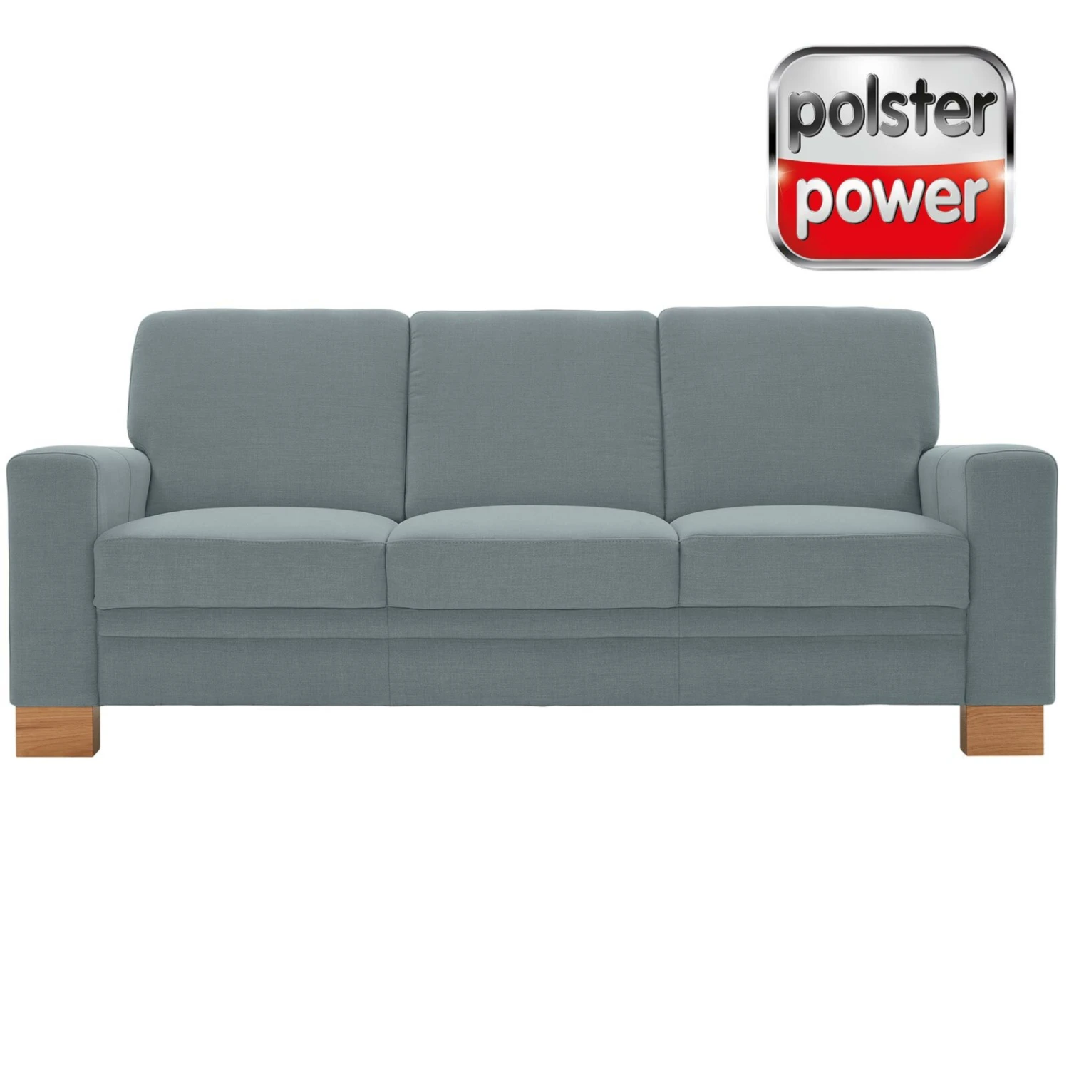 polsterpower 3-Sitzer-Sofa - Miro ice - Basismodell 1 polsterpower 3-Sitzer-Sofa - Miro ice - Basismodell