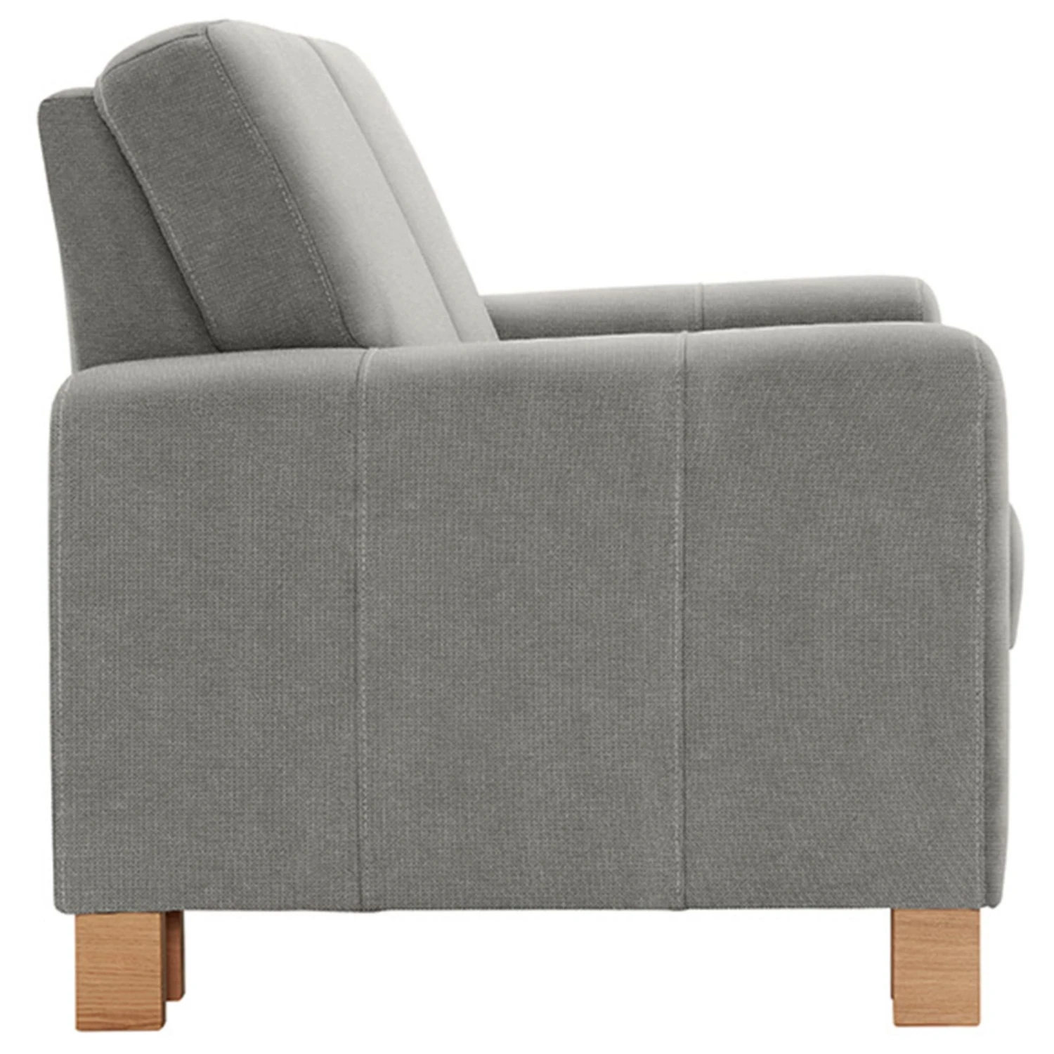 polsterpower 2-Sitzer-Sofa - Belle silver - Basismodell 5 polsterpower 2-Sitzer-Sofa - Belle silver - Basismodell – Bild 5