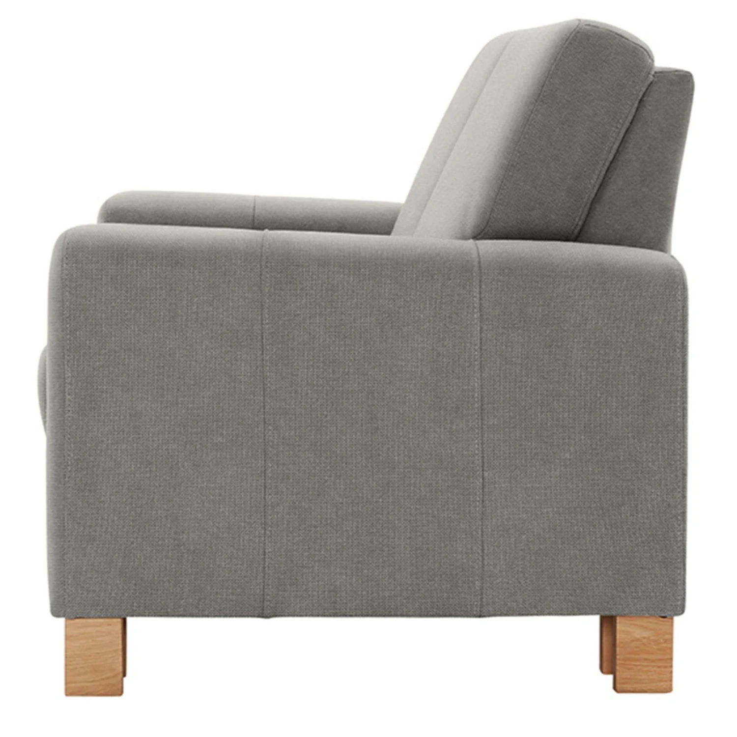 polsterpower 2-Sitzer-Sofa - Belle silver - Basismodell 6 polsterpower 2-Sitzer-Sofa - Belle silver - Basismodell – Bild 6