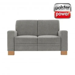 polsterpower 2-Sitzer-Sofa - Belle silver - Basismodell