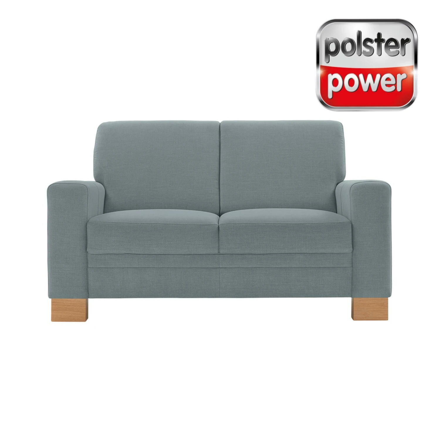 polsterpower 2-Sitzer-Sofa - Miro ice - Basismodell 1 polsterpower 2-Sitzer-Sofa - Miro ice - Basismodell