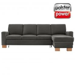 polsterpower Ecksofa - Holiday steel - Basismodell - Recamiere rechts
