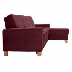 polsterpower Ecksofa - Saddle bordeaux - Basismodell - Recamiere rechts -Wohnzimmer Verkäufe 0513107378 06 1600Wx1600H