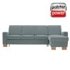 polsterpower Ecksofa - Miro ice - Basismodell - Recamiere rechts