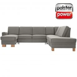 polsterpower Wohnlandschaft - Belle silver - Basismodell - links