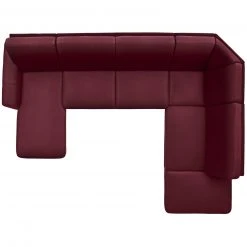 polsterpower Wohnlandschaft - Saddle bordeaux - Basismodell - links -Wohnzimmer Verkäufe 0513108777 03 1600Wx1600H