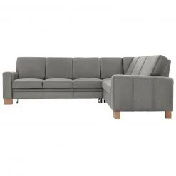 polsterpower Ecksofa - Belle silver - Basismodell - rechts -Wohnzimmer Verkäufe 0513109377 09 1600Wx1600H