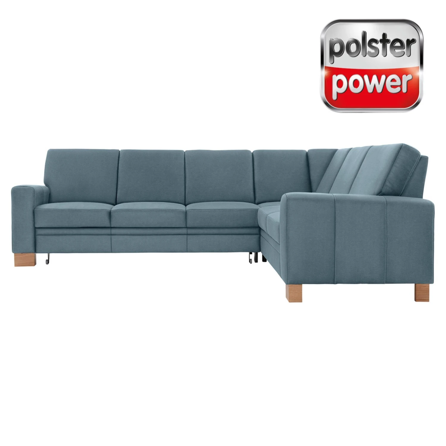 polsterpower Ecksofa - Belle ice - Basismodell - rechts 1 polsterpower Ecksofa - Belle ice - Basismodell - rechts