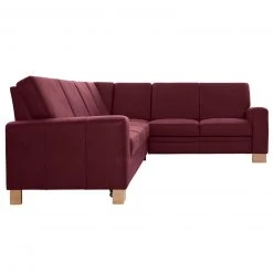 polsterpower Ecksofa - Saddle bordeaux - Basismodell - rechts -Wohnzimmer Verkäufe 0513110077 06 1600Wx1600H