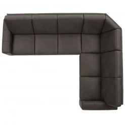 polsterpower Ecksofa - Saddle anthrazit - Basismodell - rechts -Wohnzimmer Verkäufe 0513110277 03 1600Wx1600H