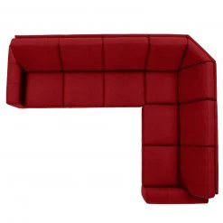 polsterpower Ecksofa - Miro bordeaux - Basismodell - rechts -Wohnzimmer Verkäufe 0513110477 03 1600Wx1600H