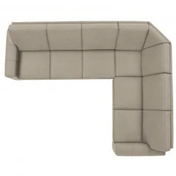 polsterpower Ecksofa - Miro ecru - Basismodell - rechts -Wohnzimmer Verkäufe 0513110677 03 1600Wx1600H