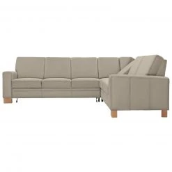 polsterpower Ecksofa - Miro ecru - Basismodell - rechts -Wohnzimmer Verkäufe 0513110677 06 1600Wx1600H