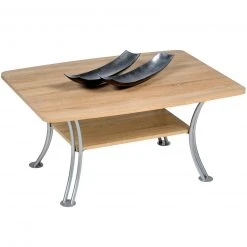 Couchtisch - Sonoma Eiche - Holz-Metall - 92 cm