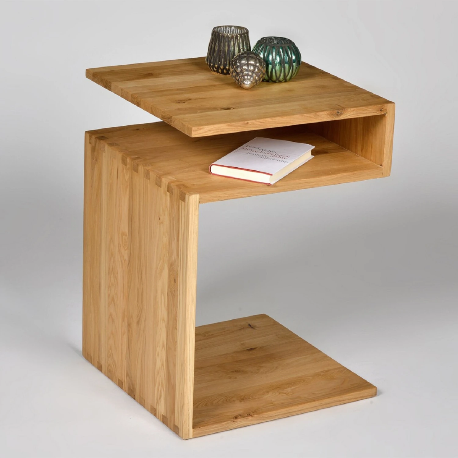 Couchtisch - holzfarben - Eiche Massivholz - 42 cm 3 Couchtisch - holzfarben - Eiche Massivholz - 42 cm – Bild 3