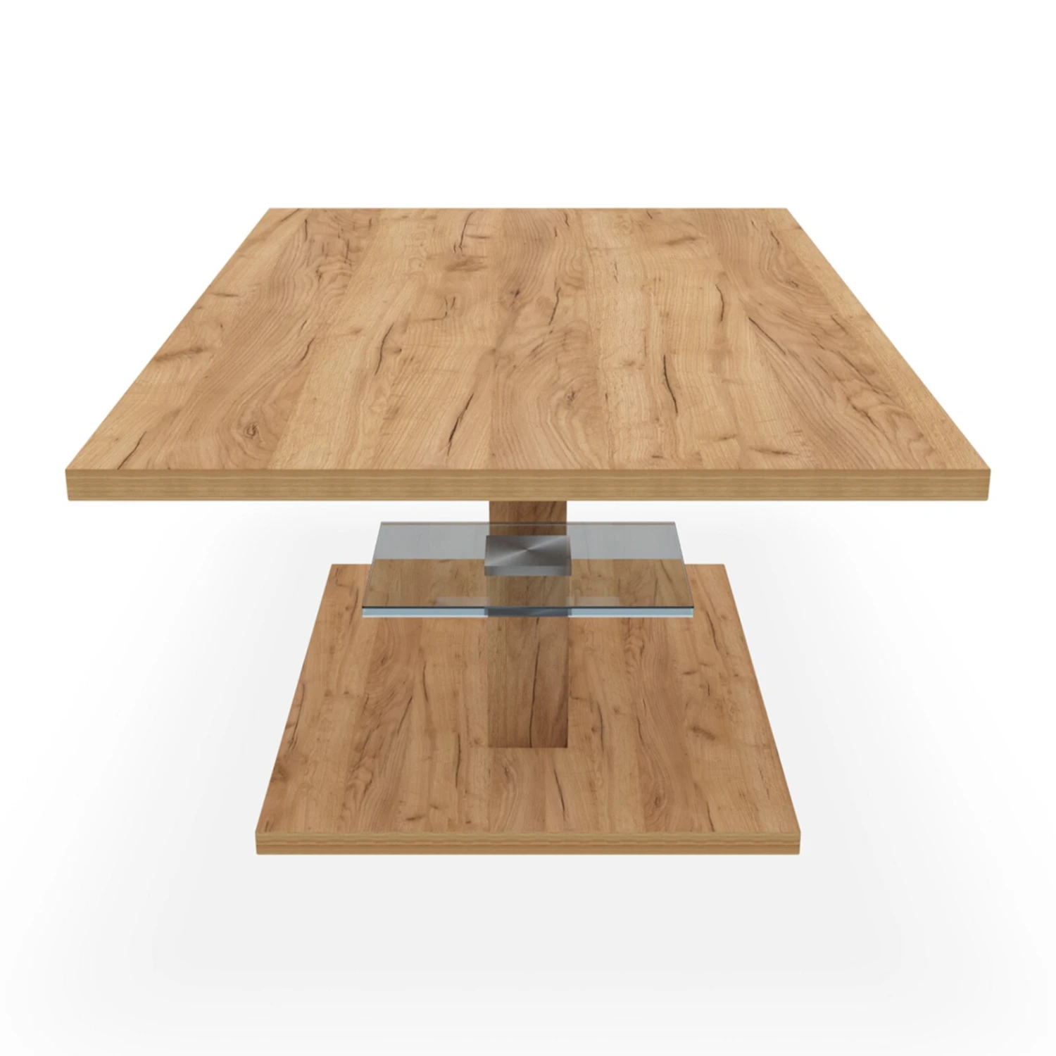 Couchtisch - Goldeiche - Holz - höhenverstellbar - 107 cm 4 Couchtisch - Goldeiche - Holz - höhenverstellbar - 107 cm – Bild 4