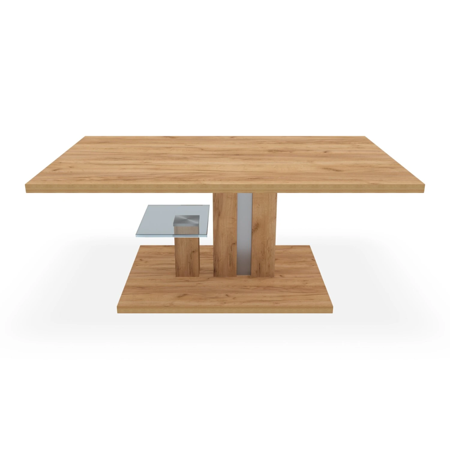 Couchtisch - Goldeiche - Holz - höhenverstellbar - 107 cm 6 Couchtisch - Goldeiche - Holz - höhenverstellbar - 107 cm – Bild 6