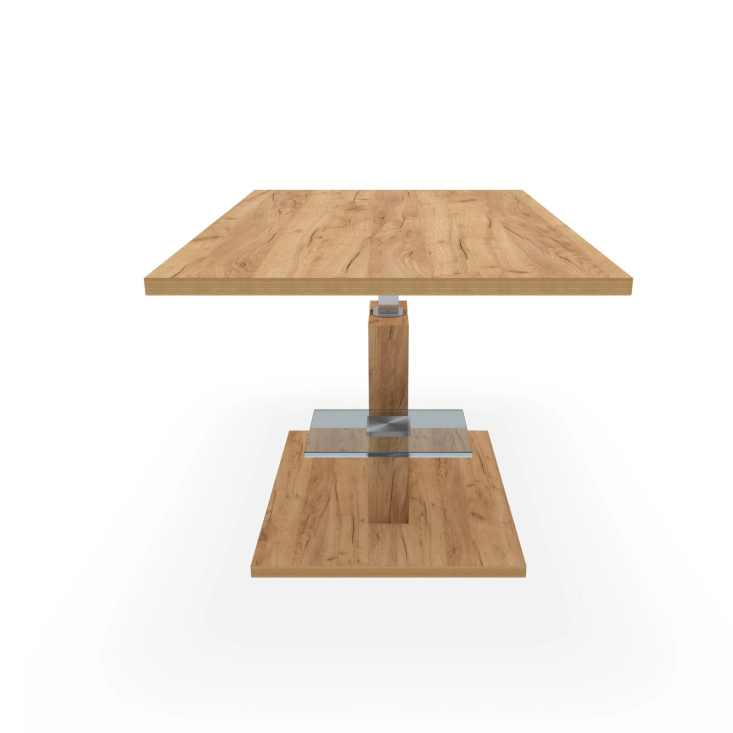 Couchtisch - Goldeiche - Holz - höhenverstellbar - 107 cm 7 Couchtisch - Goldeiche - Holz - höhenverstellbar - 107 cm – Bild 7