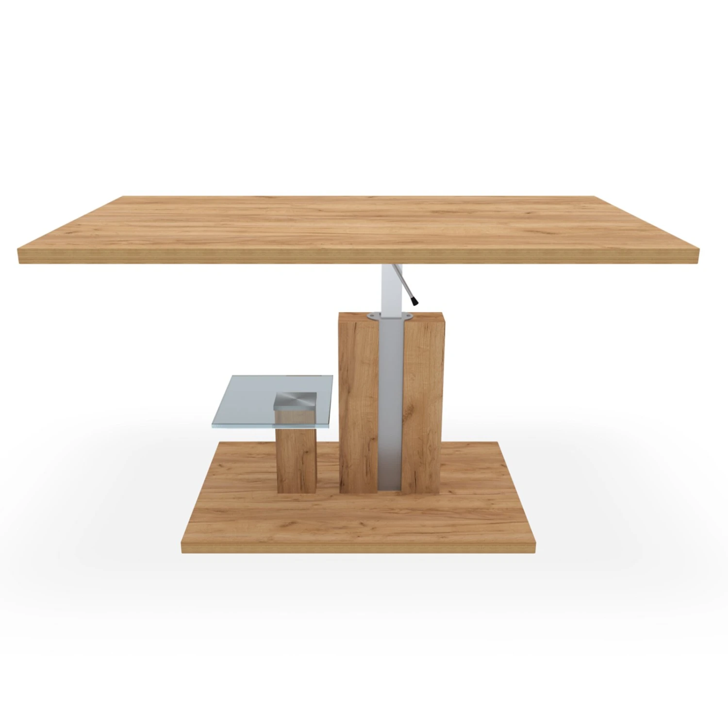 Couchtisch - Goldeiche - Holz - höhenverstellbar - 107 cm 9 Couchtisch - Goldeiche - Holz - höhenverstellbar - 107 cm – Bild 9