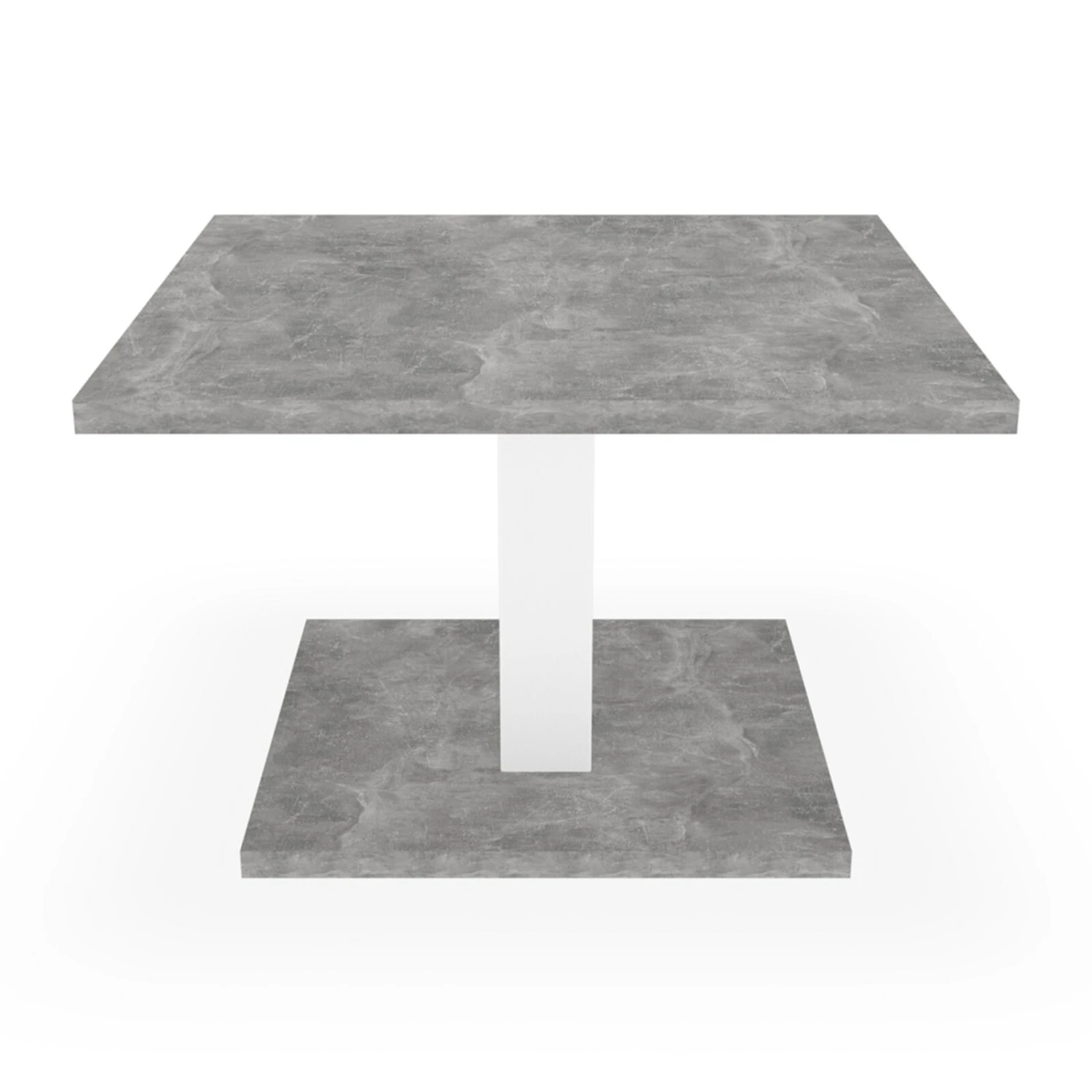 Couchtisch - Betonoptik-weiß - Holz - höhenverstellbar 6 Couchtisch - Betonoptik-weiß - Holz - höhenverstellbar – Bild 6