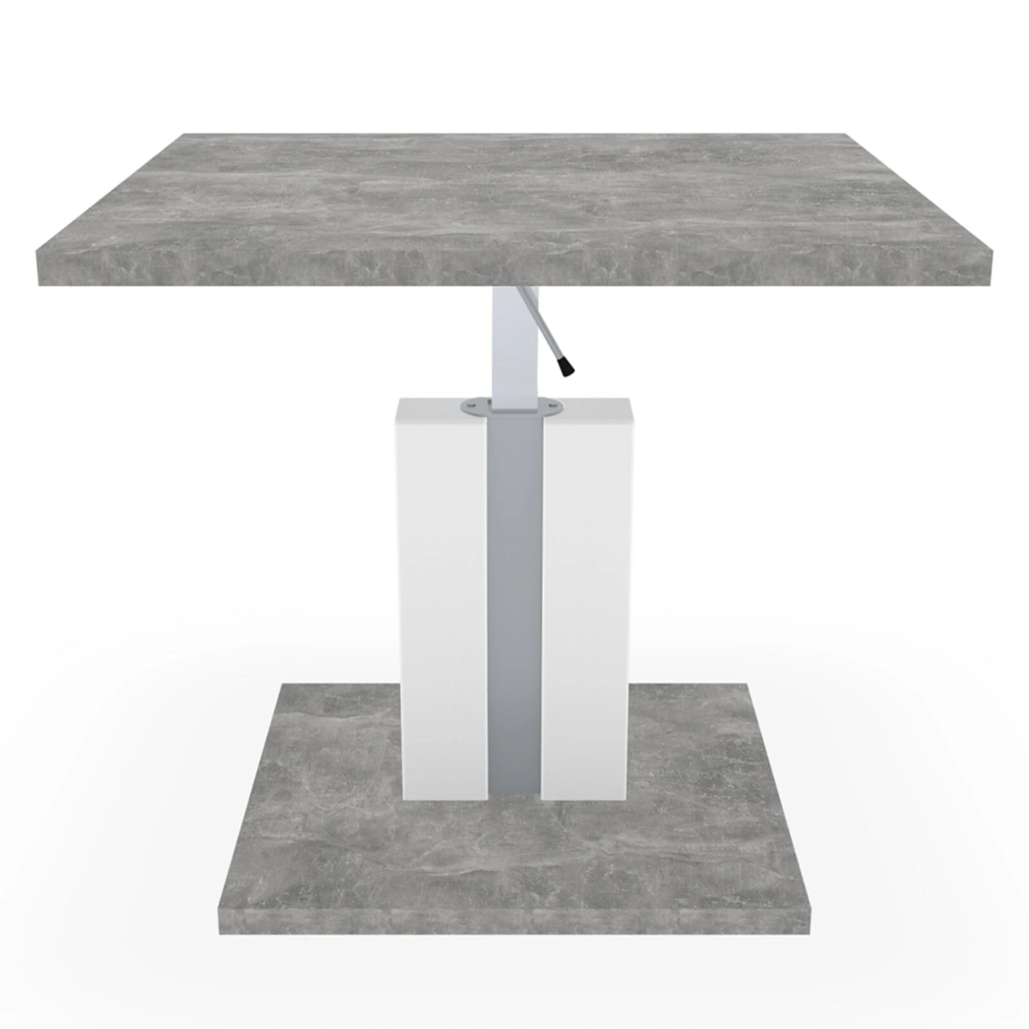 Couchtisch - Betonoptik-weiß - Holz - höhenverstellbar 8 Couchtisch - Betonoptik-weiß - Holz - höhenverstellbar – Bild 8