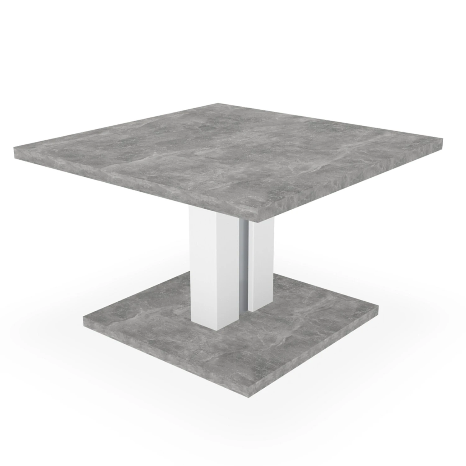 Couchtisch - Betonoptik-weiß - Holz - höhenverstellbar 9 Couchtisch - Betonoptik-weiß - Holz - höhenverstellbar – Bild 9