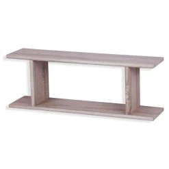 Wandregal - Sonoma Eiche - 2 Ablagen - 80 cm