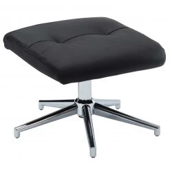 Relaxsessel mit Hocker - schwarz - Leder - Wippfunktion -Wohnzimmer Verkäufe 1015077100 03 1600Wx1600H