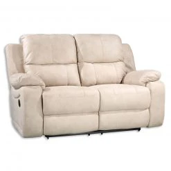 Sofa 2-Sitzer - beige - mit Relaxfunktion