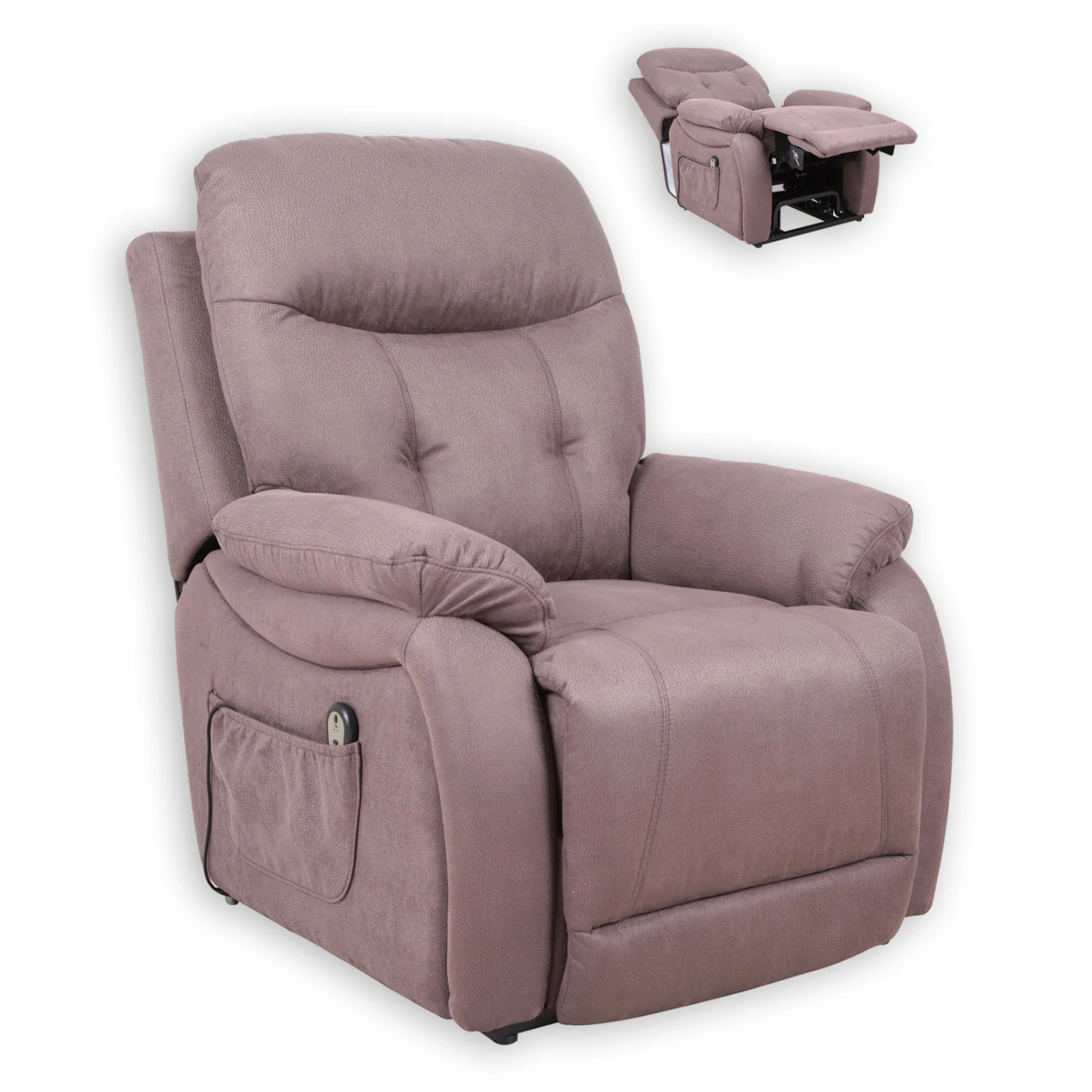 TV-Sessel - braun - mit Aufstehhilfe 1 TV-Sessel - braun - mit Aufstehhilfe