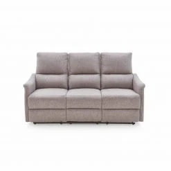3-Sitzer-Sofa - grau - manuelle Relaxfunktion