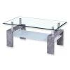 Couchtisch - Beton - Glas - 100 cm breit