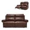 2-Sitzer-Sofa - braun - Relaxfunktion