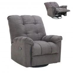 Relaxsessel - grau - mit Funktionen