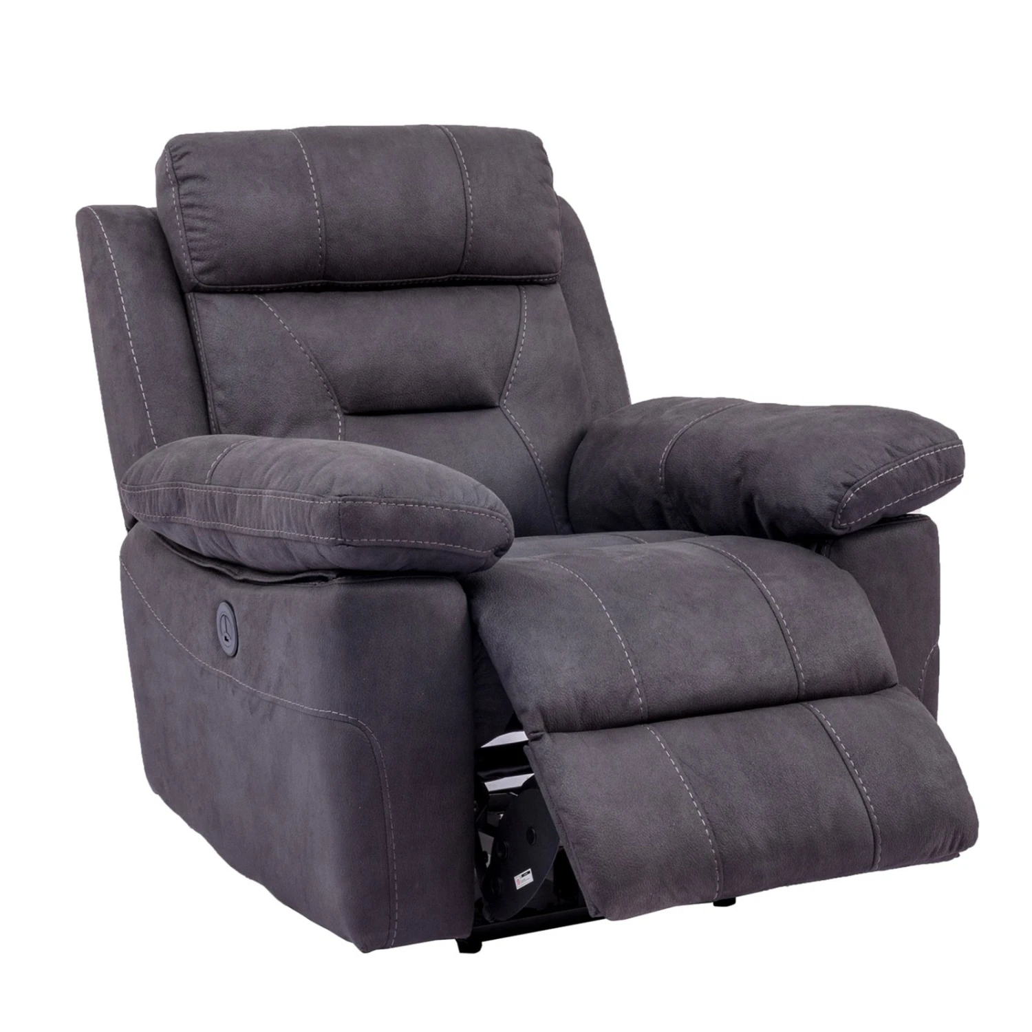 Relaxsessel - grau - mit Relaxfunktion - 91 cm breit 2 Relaxsessel - grau - mit Relaxfunktion - 91 cm breit – Bild 2