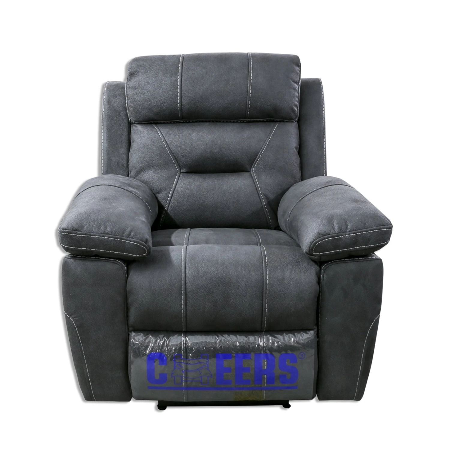 Relaxsessel - grau - mit Relaxfunktion - 91 cm breit 1 Relaxsessel - grau - mit Relaxfunktion - 91 cm breit