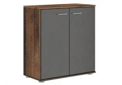 Kommode - Old Wood Vintage - anthrazit - 71 cm breit