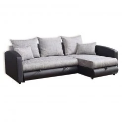 Ecksofa - schwarz-grau - mit Liegefunktion -Wohnzimmer Verkäufe 1016001200 09 1600Wx1600H