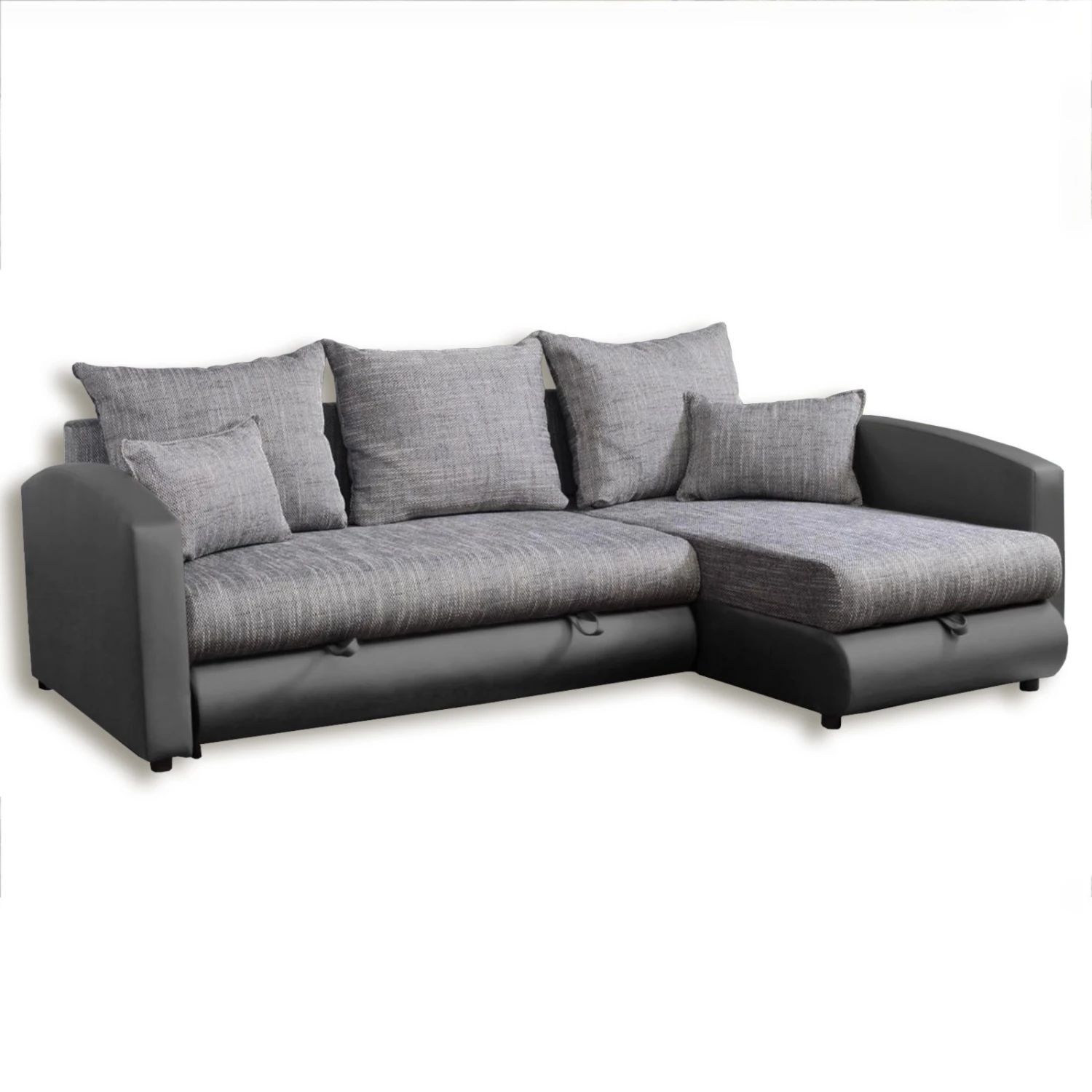 Ecksofa - hellgrau-grau - mit Liegefunktion 5 Ecksofa - hellgrau-grau - mit Liegefunktion – Bild 5