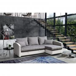 Ecksofa - weiß-grau - mit Liegefunktion 10 Ecksofa - weiß-grau - mit Liegefunktion -Wohnzimmer Verkäufe 1016001203 04 1600Wx1600H