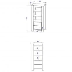 Regal - Kernbuche massiv - 66 cm 8 Regal - Kernbuche massiv - 66 cm -Wohnzimmer Verkäufe 1016006700 04 1600Wx1600H