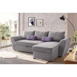 Ecksofa - hellgrau - Liegefunktion -Wohnzimmer Verkäufe 1016015202 04 1600Wx1600H