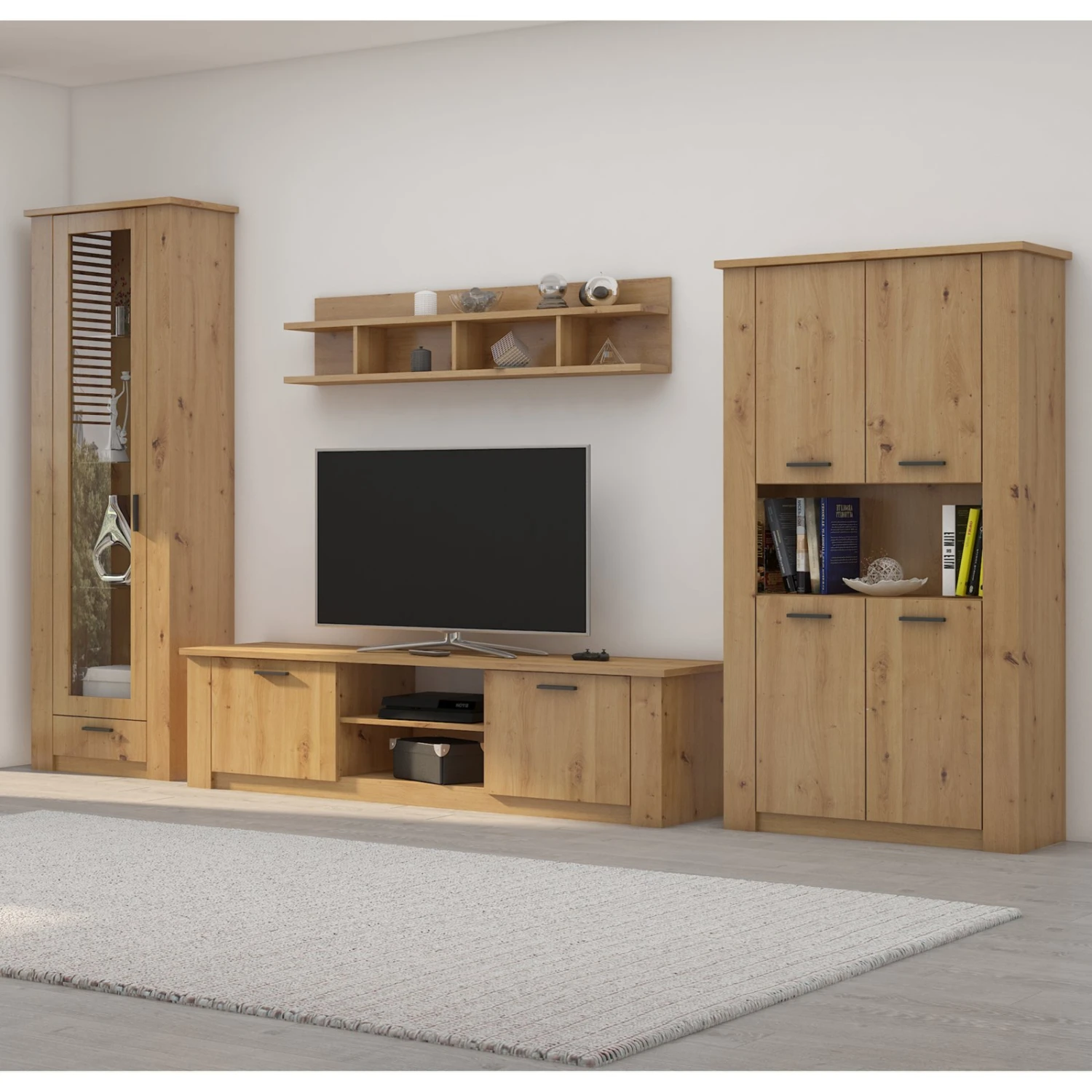 Highboard - Artisan Eiche - 4 Türen 2 Highboard - Artisan Eiche - 4 Türen – Bild 2