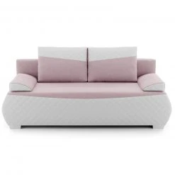 Schlafsofa - rosa-weiß - inklusive Kissen -Wohnzimmer Verkäufe 1016017303 09 1600Wx1600H