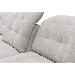 Wohnlandschaft - hellgrau - Velours - Recamiere links -Wohnzimmer Verkäufe 1016017600 03 1600Wx1600H