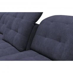Wohnlandschaft - blau-grau - Velours - Recamiere links -Wohnzimmer Verkäufe 1016017601 03 1600Wx1600H