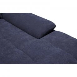 Wohnlandschaft - blau-grau - Velours - Recamiere links -Wohnzimmer Verkäufe 1016017601 05 1600Wx1600H