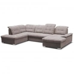 Wohnlandschaft - dunkelgrau - Velours - Recamiere links -Wohnzimmer Verkäufe 1016017604 03 1600Wx1600H