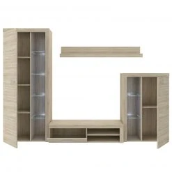 4-teilige Wohnwand - Sonoma Eiche - 270 cm -Wohnzimmer Verkäufe 1016018100 04 1600Wx1600H